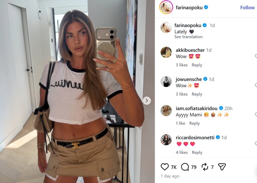 Farina Opoku Vermöge