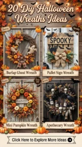 20 Diy Halloween Wreaths Ideas