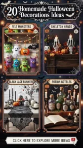 20 Homemade Halloween Decorations Ideas